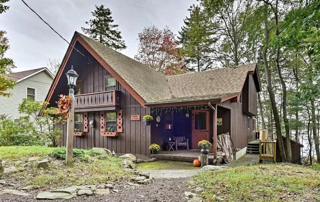 Lakefront Cabin Pvt Beach And Dock - Sunset Marina Arrowhead Lake Exterior foto
